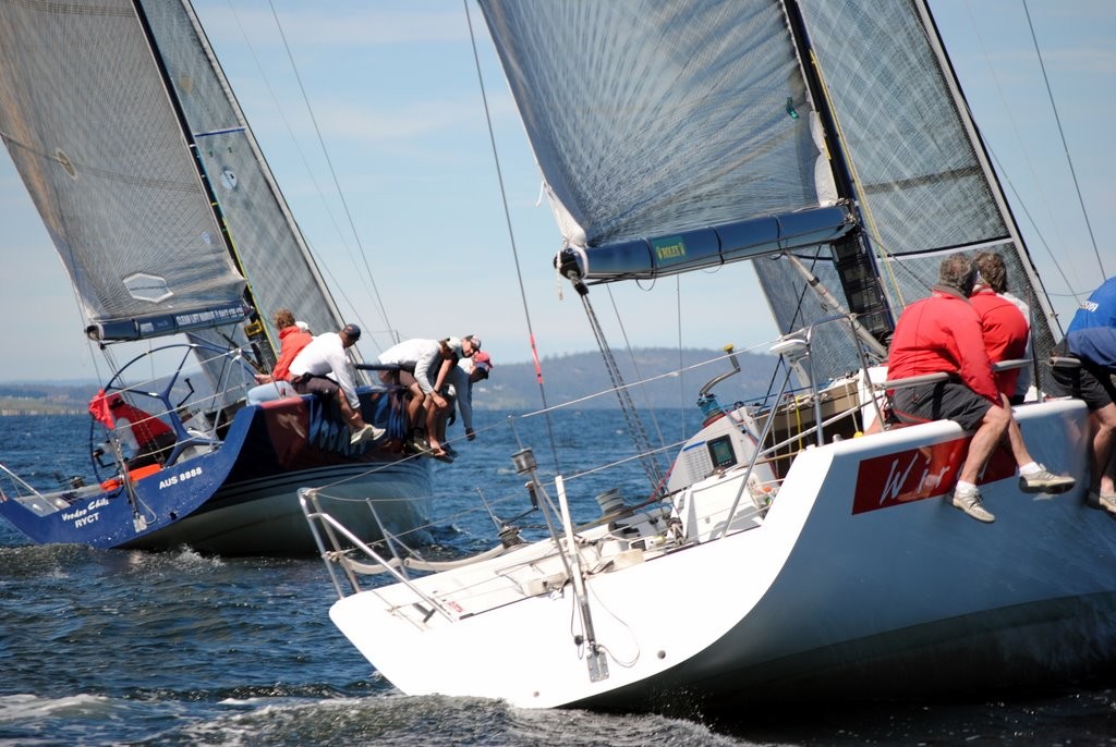 POW and Voodoo Chile racing boat for boat - The Showdown 2011 © Rob Cruse